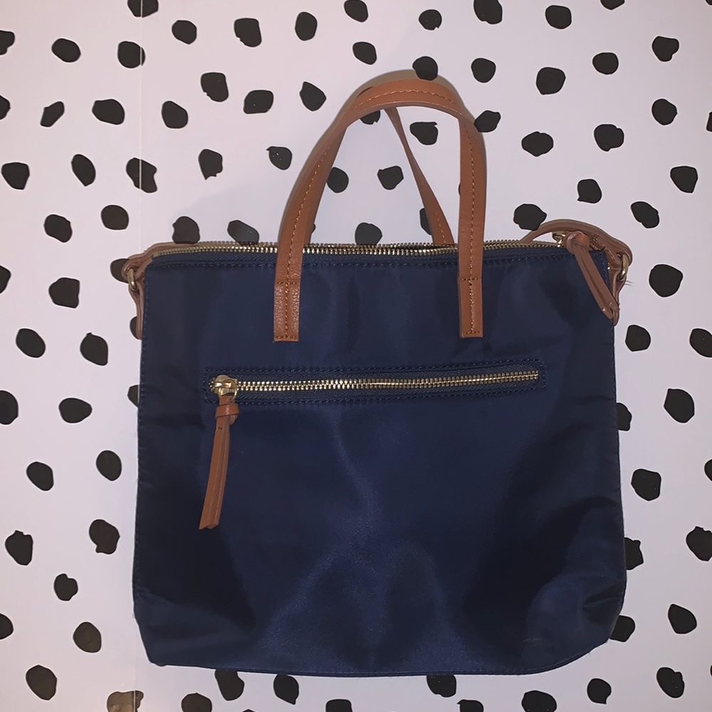 purple shoulder purse
